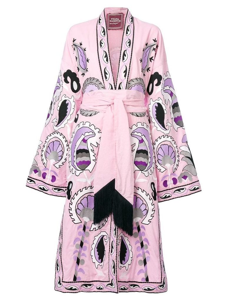 Yuliya Magdych Delight embroidered dress - PINK