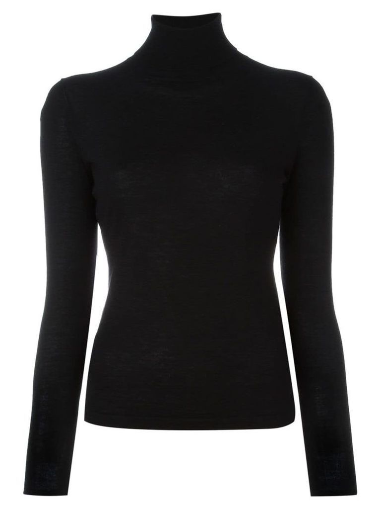 N.Peal cashmere roll neck jumper - Black