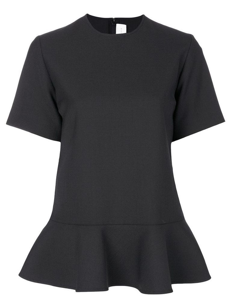 Victoria Victoria Beckham short-sleeve peplum blouse - Black