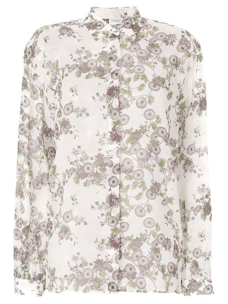 Giambattista Valli floral print shirt - White