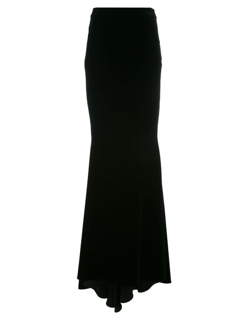 Talbot Runhof Nektar long skirt - Black