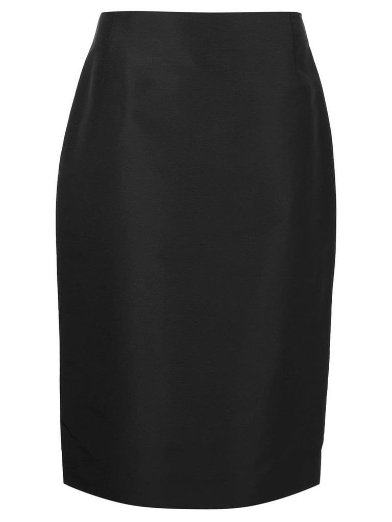 Carolina Herrera midi straight skirt - Black