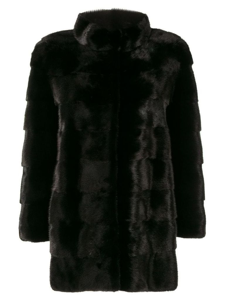 Cara Mila Mila classic coat - Black