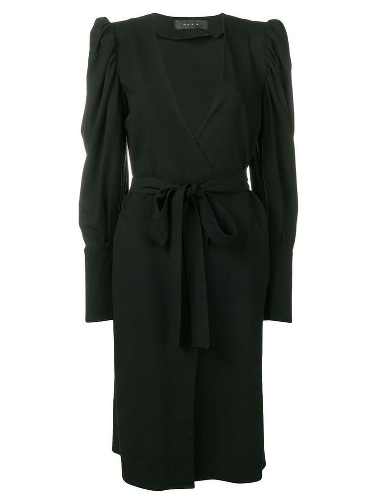 Federica Tosi waist bow detail dress - Black