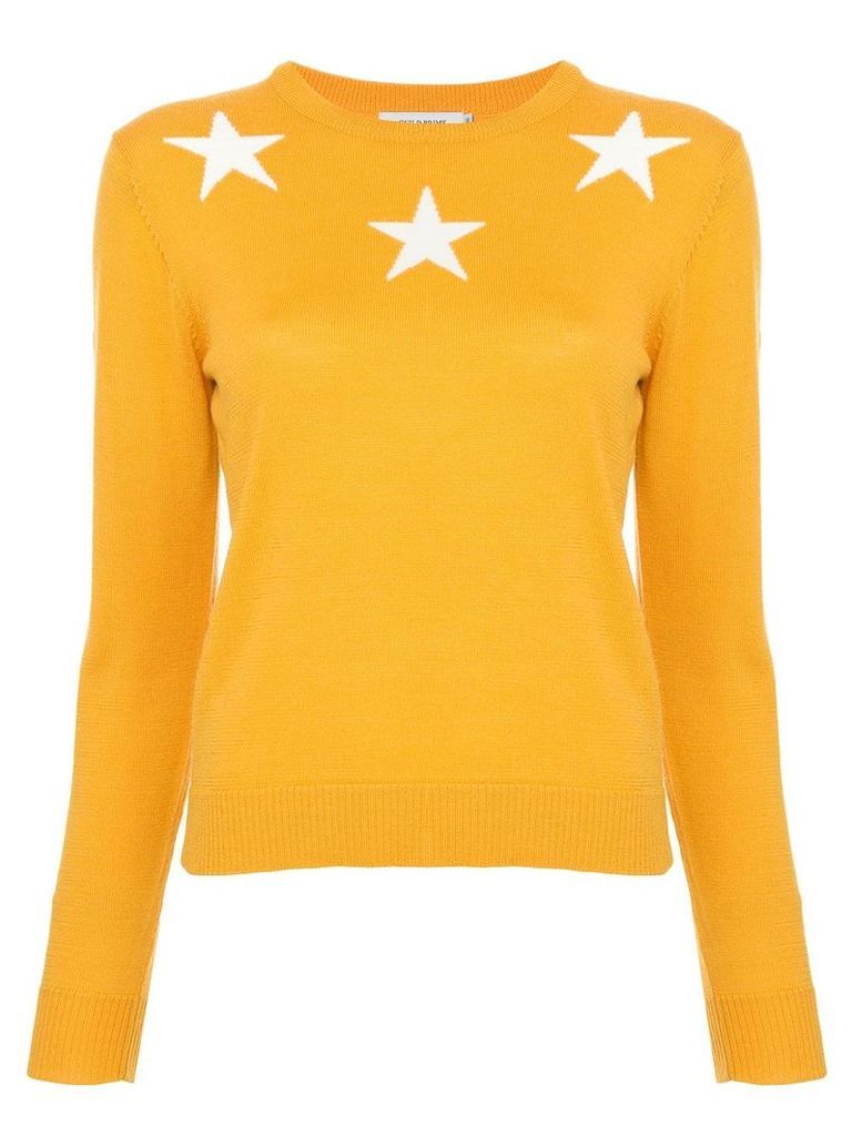 Guild Prime star print sweater - Yellow