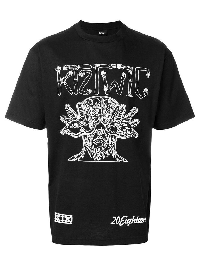 KTZ arm vision print T-shirt - Black