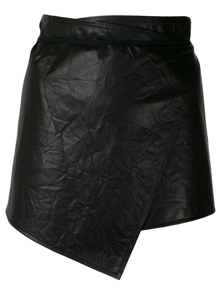 Ann Demeulemeester asymmetric style skirt - Black