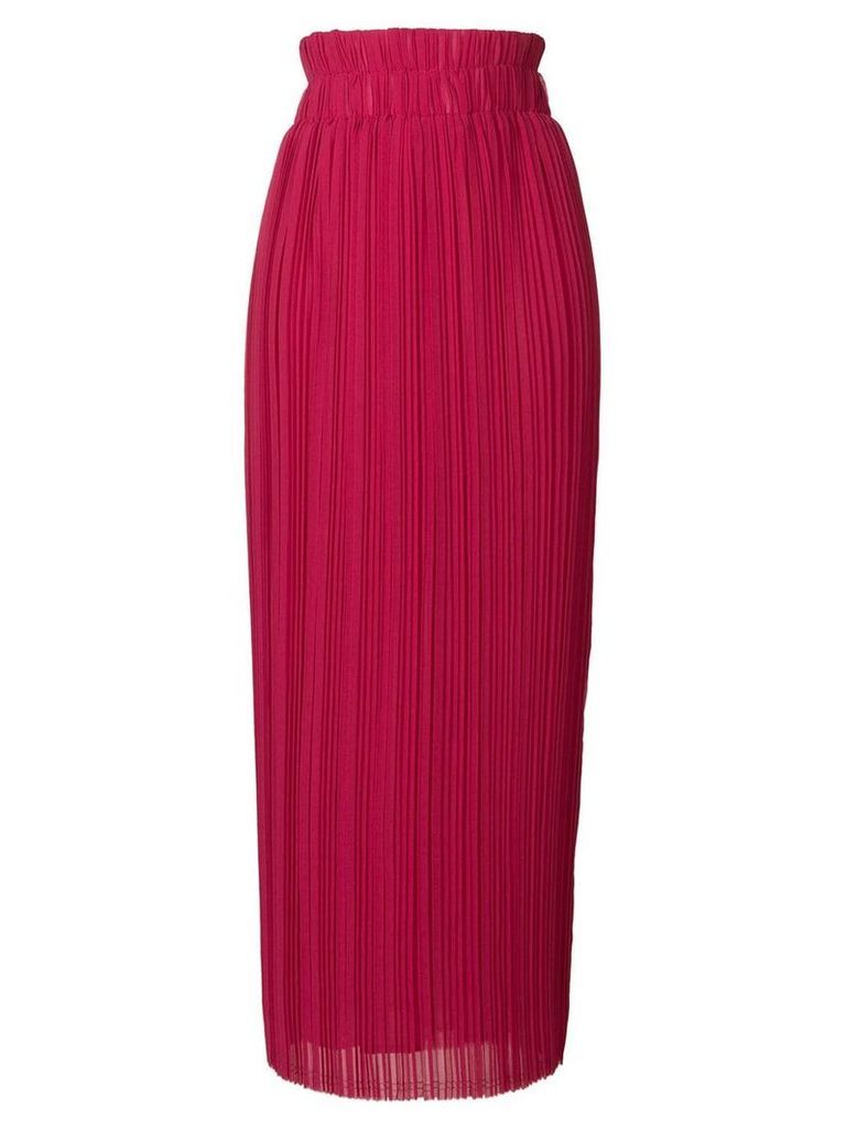 P.A.R.O.S.H. pleated maxi skirt - PINK