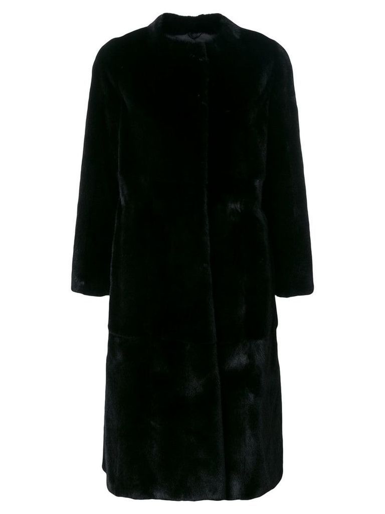 Liska Liska fur coat - Black