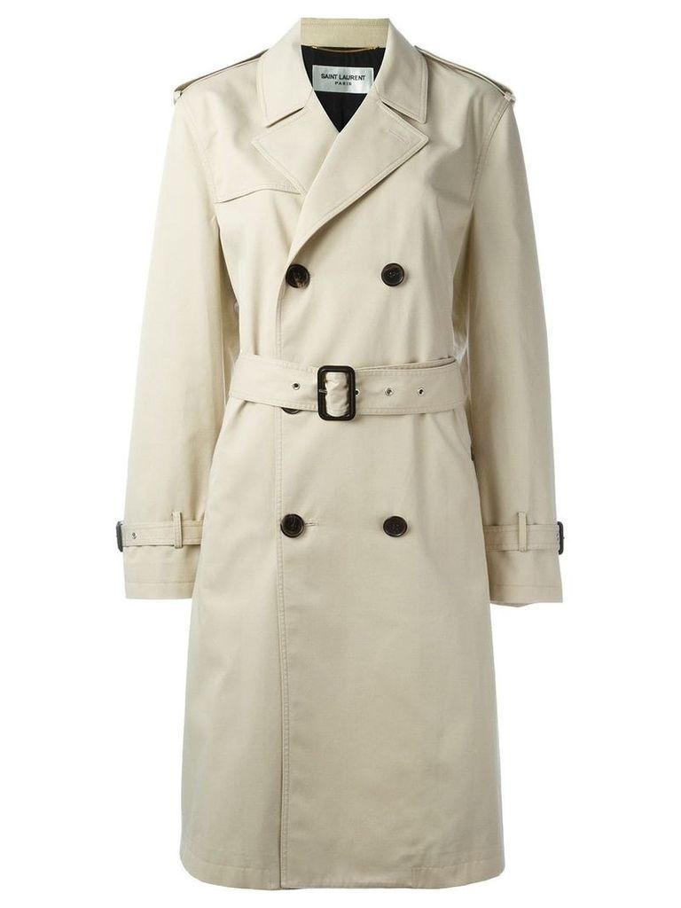 Saint Laurent classic trench coat - NEUTRALS