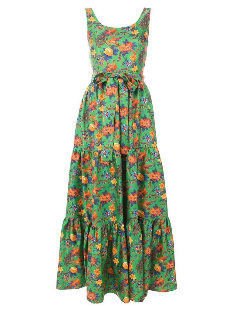 La Doublej garden print dress - Green