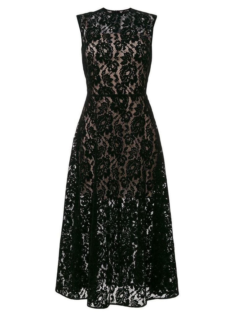 Christopher Kane patchwork lace dress - Black