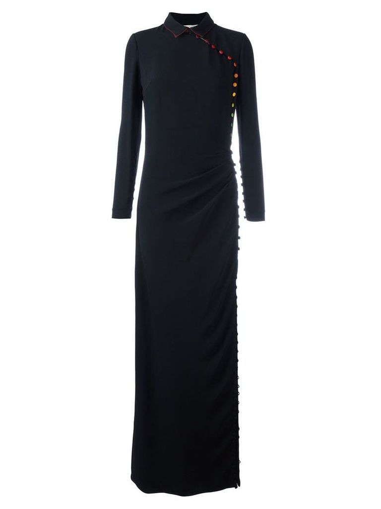 Marco De Vincenzo buttoned fitted dress - Black