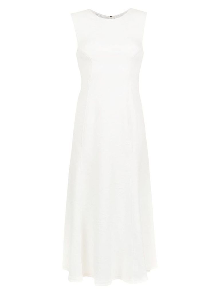 Tufi Duek midi dress with cut details - White