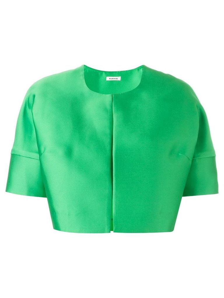 P.A.R.O.S.H. short sleeved crop length jacket - Green