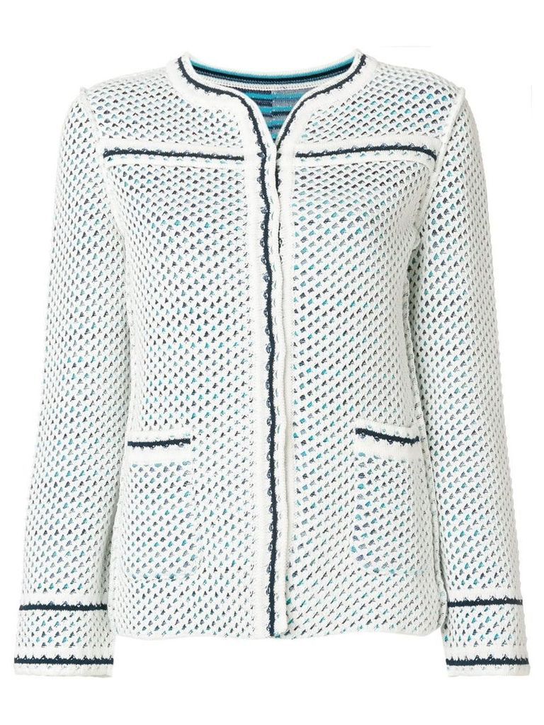 Charlott short knit jacket - Blue