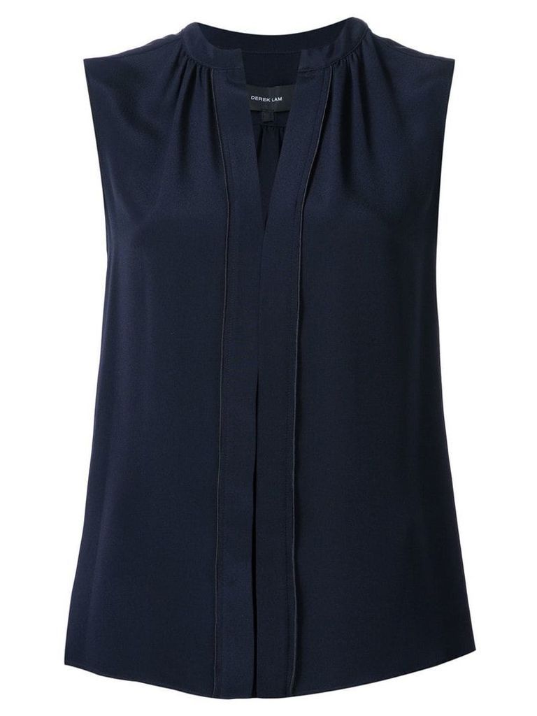 Derek Lam Kara sleeveless silk blouse - Blue
