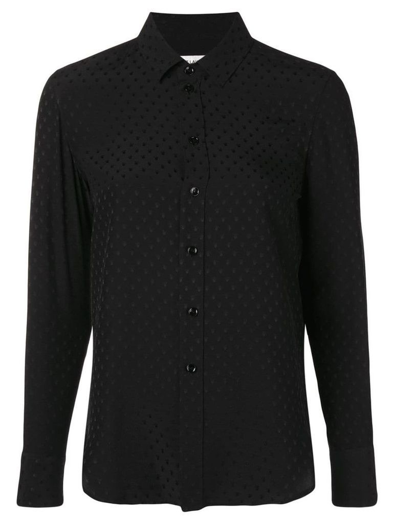 Saint Laurent Paris collar pineapple shirt - Black