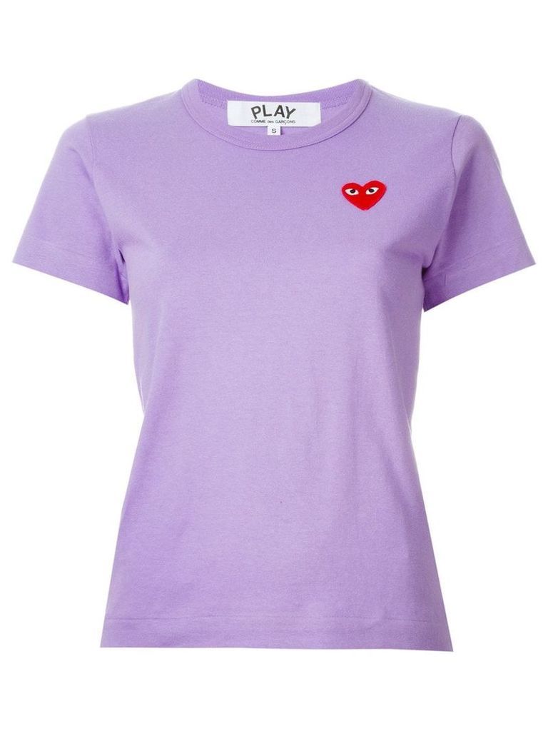 Comme Des Garçons Play heart logo T-shirt - PURPLE