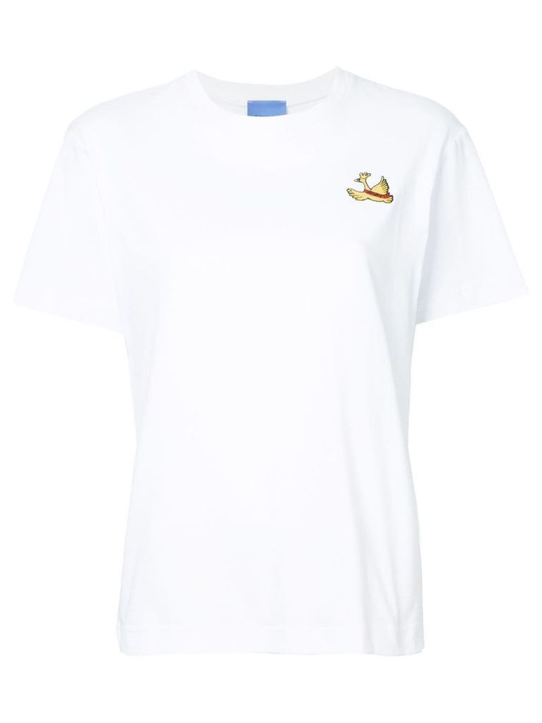 Macgraw swan patch T-shirt - White