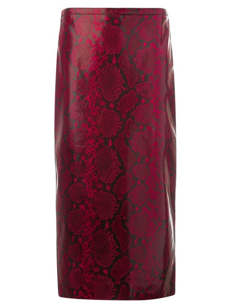 Rochas fitted skirt - Red