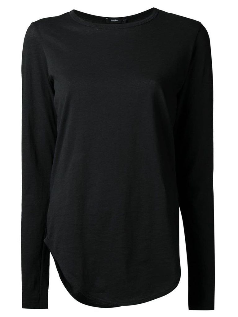 Bassike long sleeve T-shirt - Black