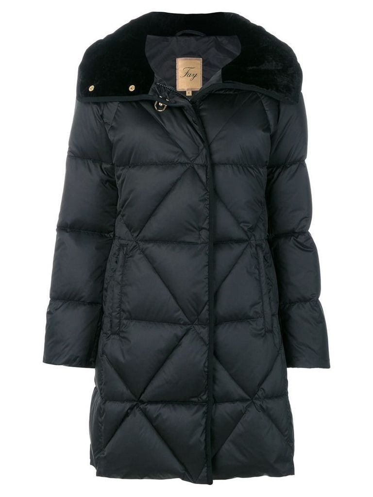 Fay quilted padded parka - Black