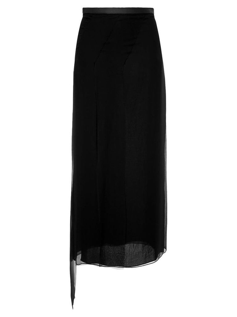 Loewe asymmetric skirt - Black