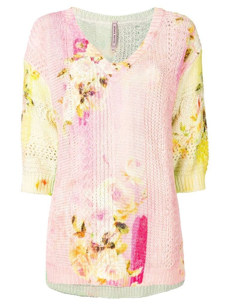 Antonio Marras floral print jumper - Multicolour