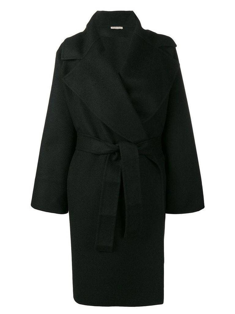 Bottega Veneta belted coat - Black