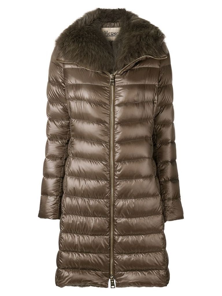 Herno Iconic Elisa padded coat - Brown