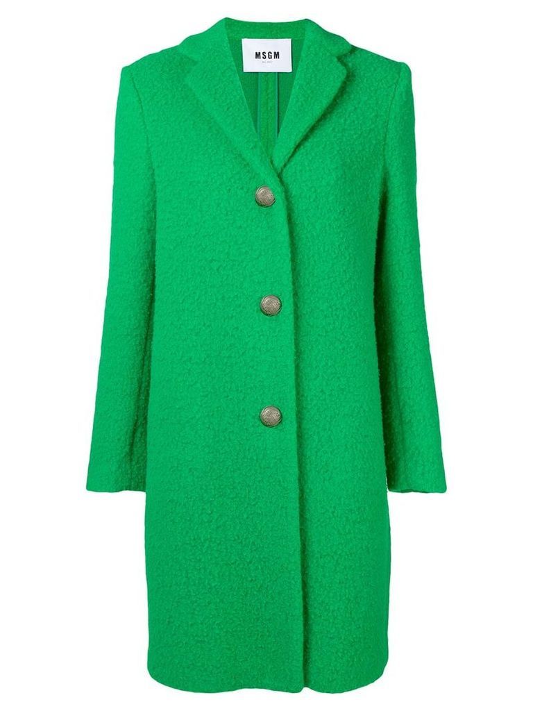 MSGM buttoned coat - Green