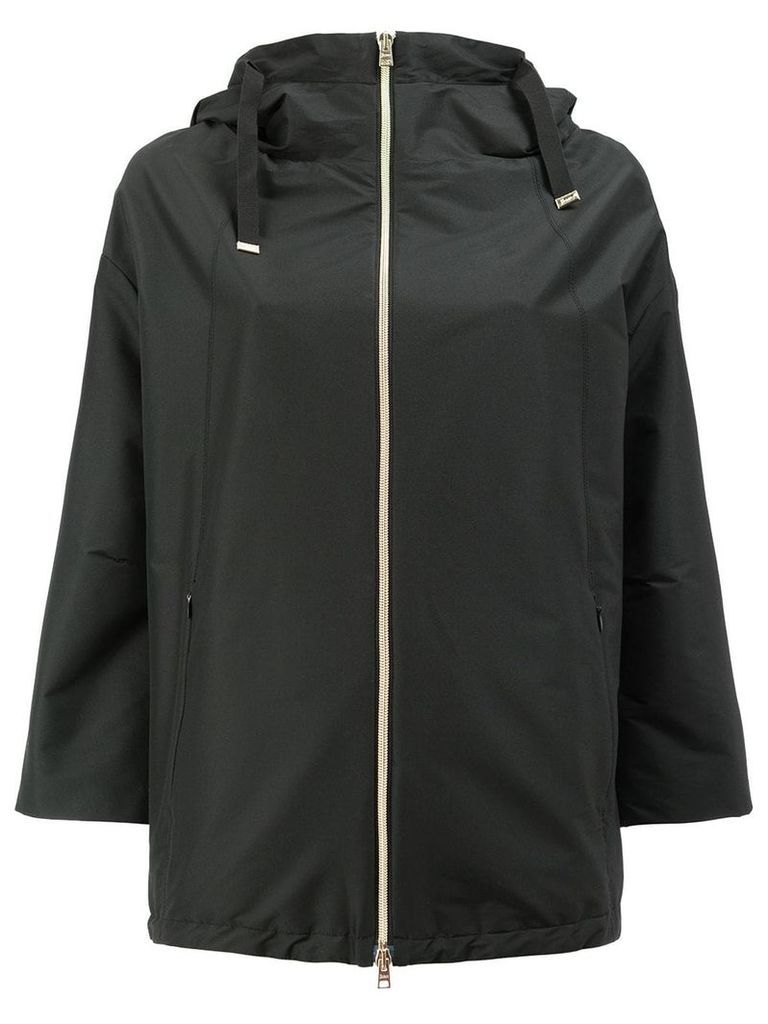 Herno lightweight hooded jacket - Black