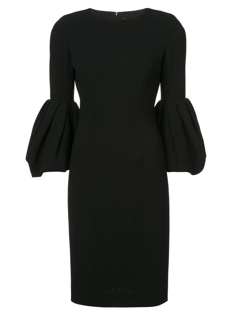Carolina Herrera bell sleeve dress - Black
