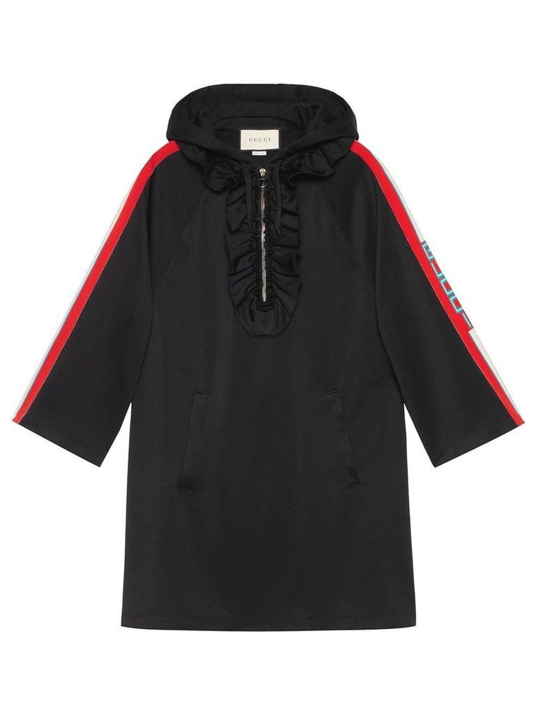 Gucci Hooded jersey dress - Black