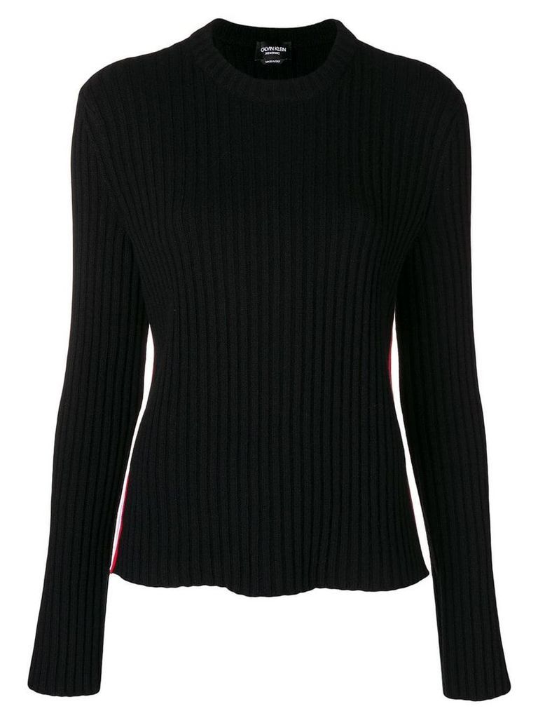 Calvin Klein 205W39nyc ribbed knit sweater - Black