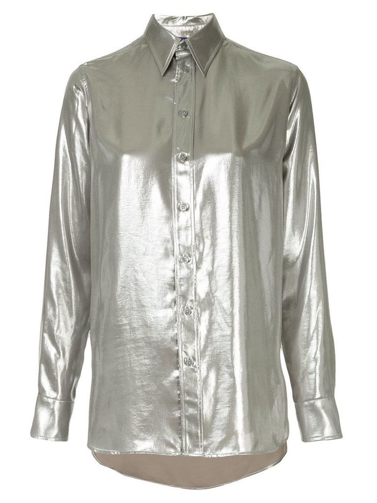 Ralph Lauren Collection longsleeved metallic shirt