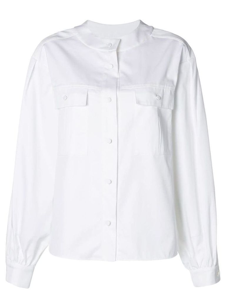 Karl Lagerfeld Karl round collar shirt - White