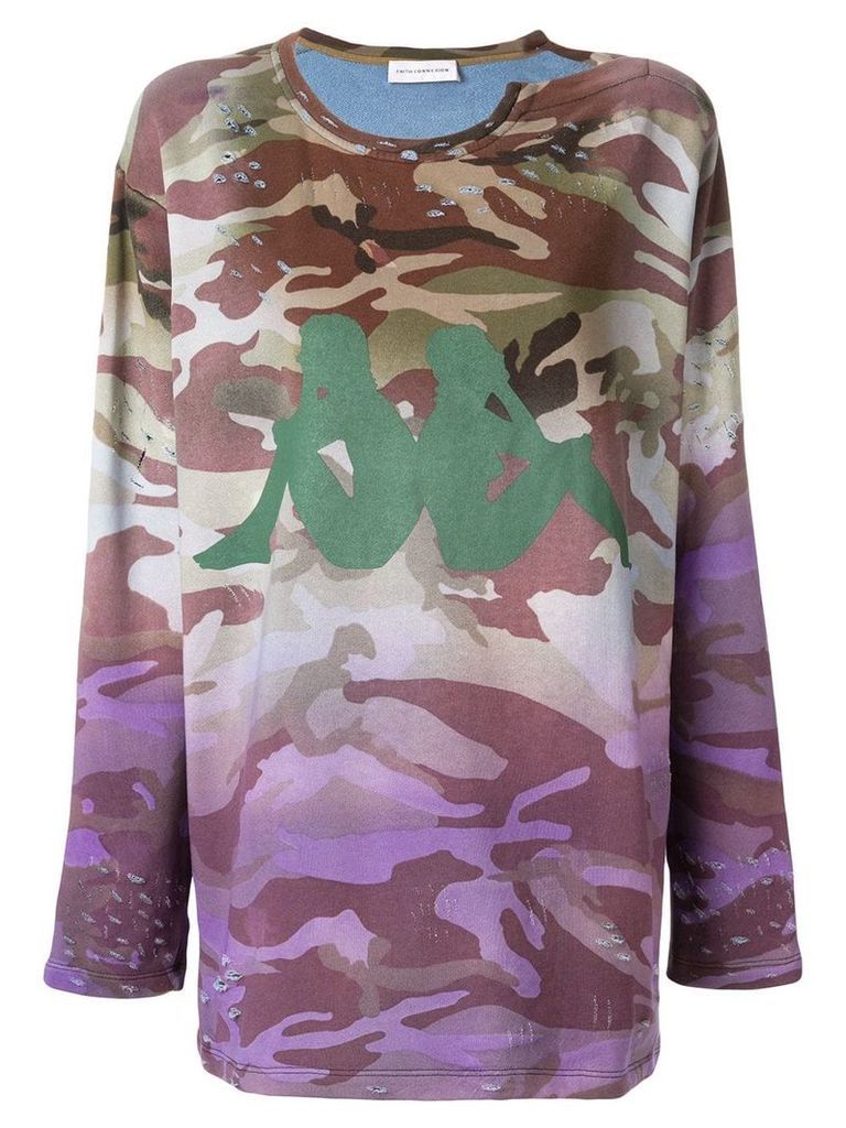 Faith Connexion camouflage print sweatshirt - Multicolour