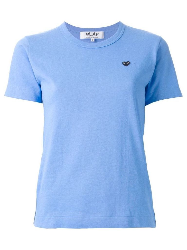 Comme Des Garçons Play embroidered logo T-shirt - Blue