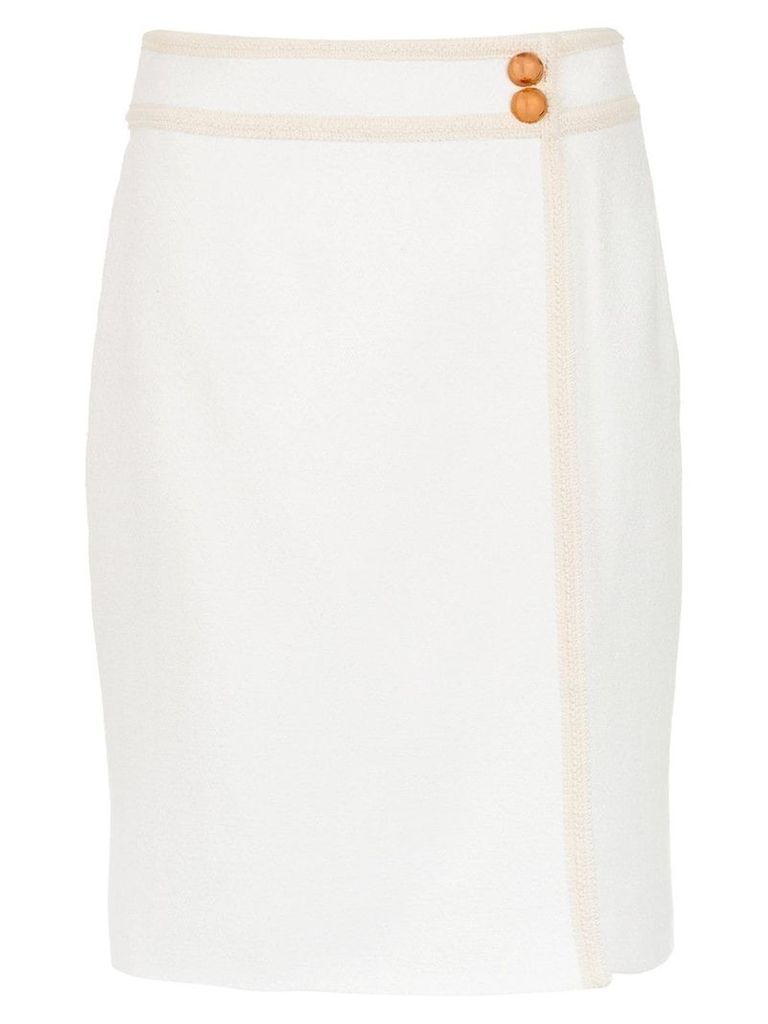 Tufi Duek high waisted skirt - White