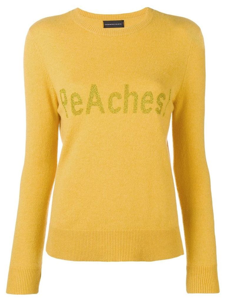 Cashmere In Love cashmere peAches! jumper - Yellow