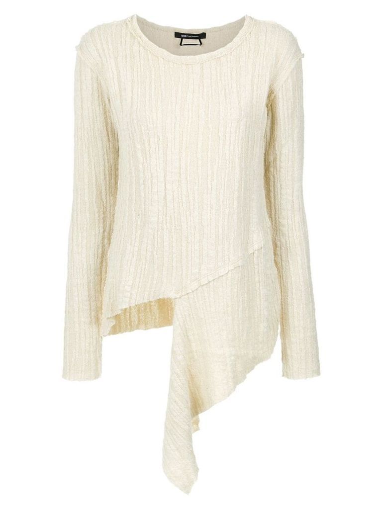 Uma Raquel Davidowicz Creme asymmetric sweater - White