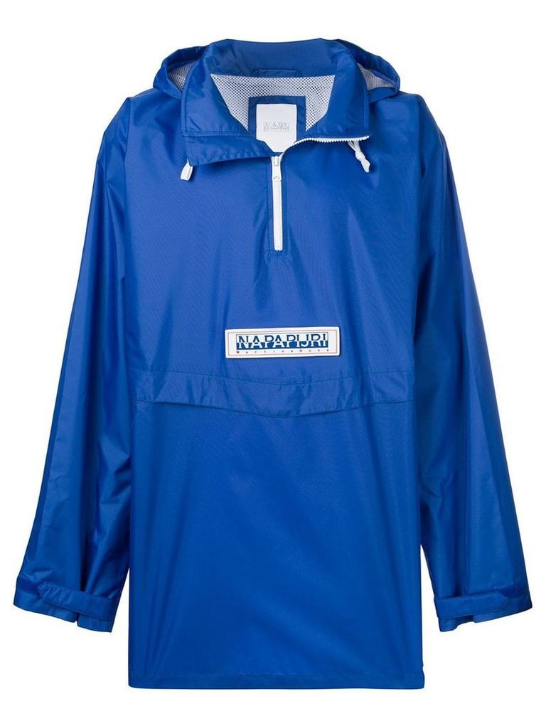 Napa By Martine Rose logo rain jacket - Blue