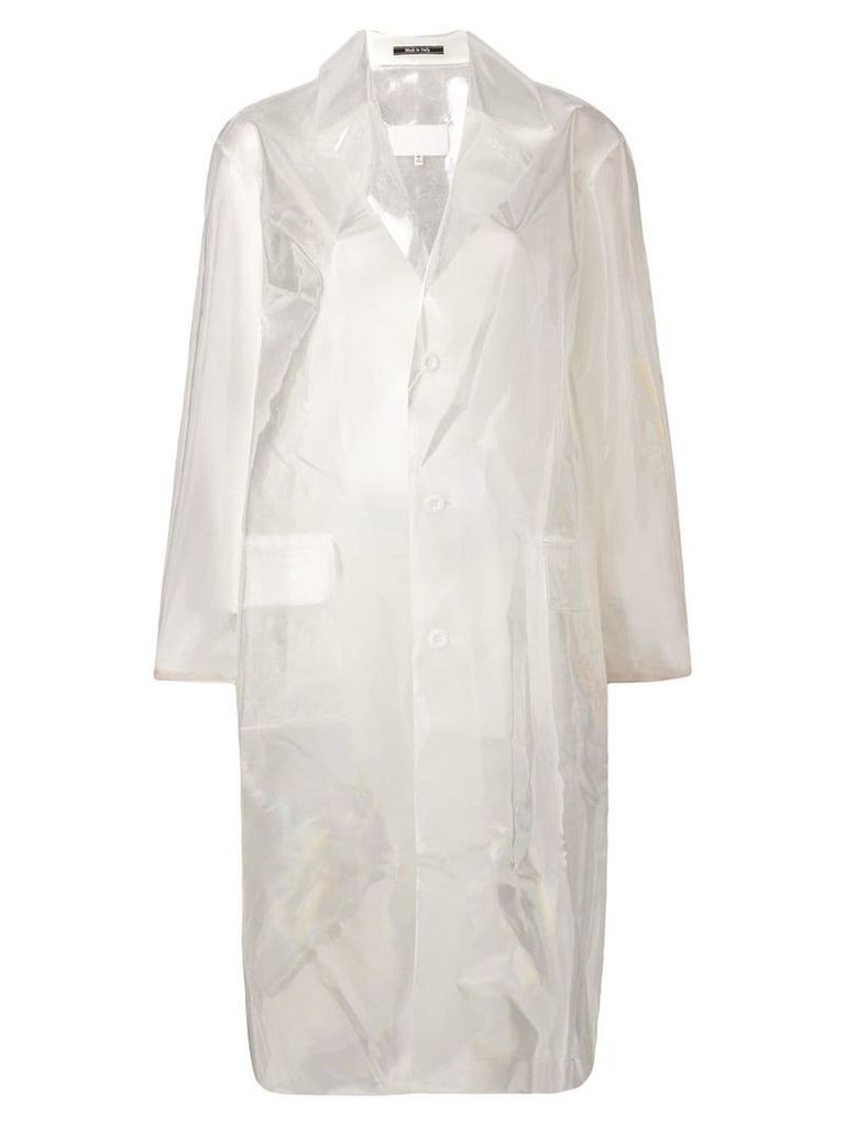 Maison Margiela transparent raincoat - NEUTRALS