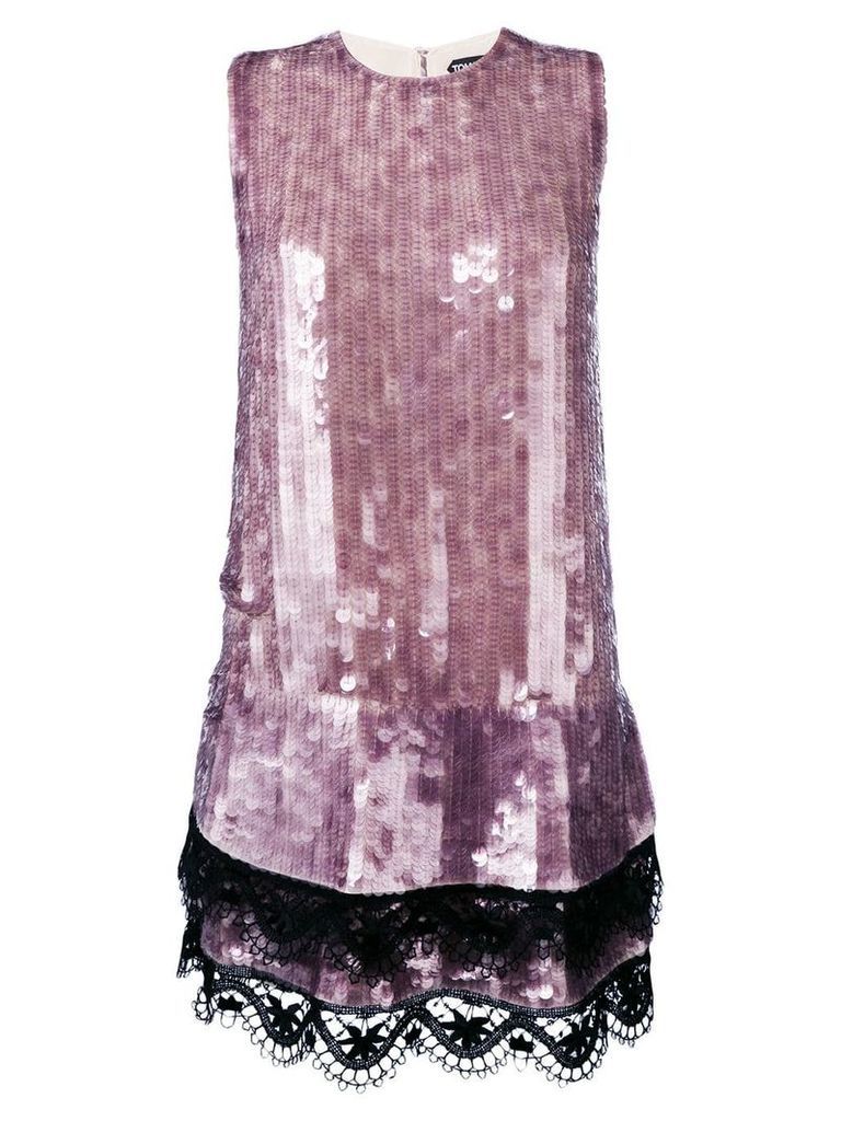 Tom Ford sequined shift dress - PINK