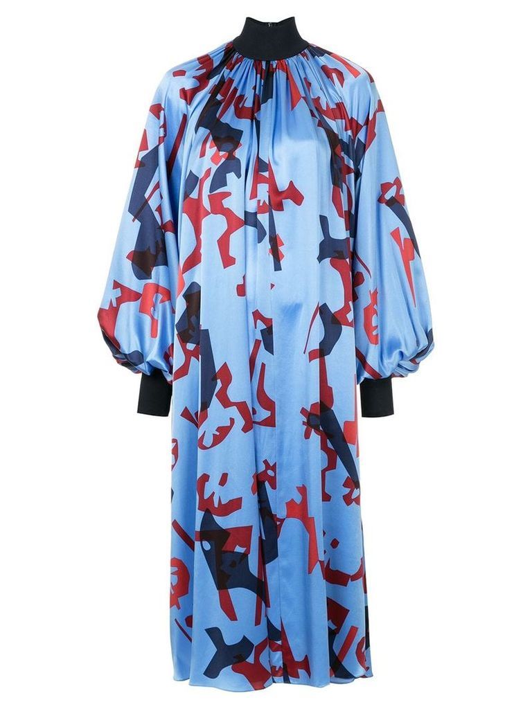 Roksanda Cressida graphic-print dress - Blue