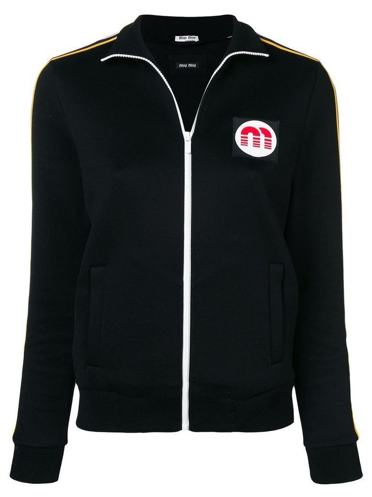 Miu Miu logo sport jacket - Black