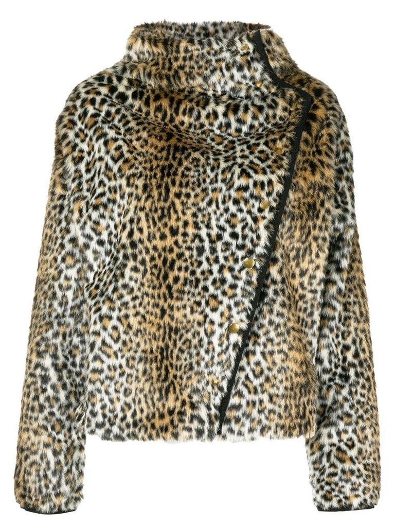 Philosophy Di Lorenzo Serafini leopard print jacket - NEUTRALS