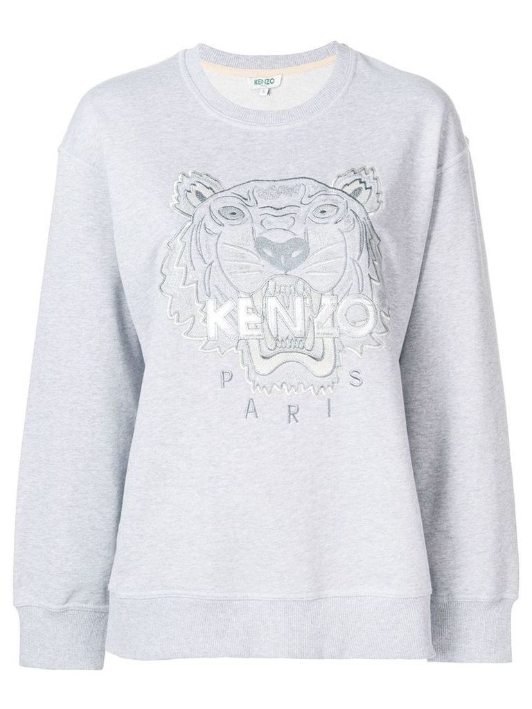Kenzo embroidered logo sweatshirt - Grey